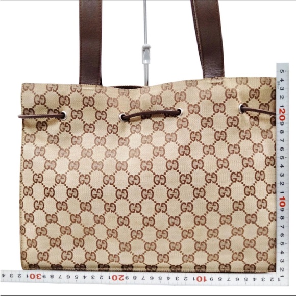 Gucci Beige and Brown GG Tote - Picture 2 of 10